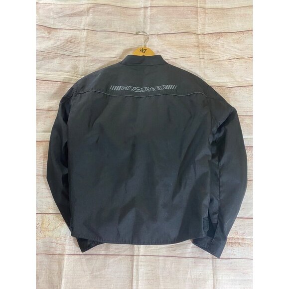Field Sheer Men's Black Soft Shell Full Zip Motorcycle Jacket - Medium - Picture 16 of 16